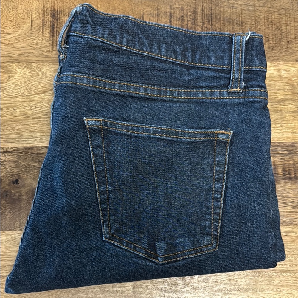 Joe Fresh Blue Slim Straight Flex Jeans with Classic Indigo Wash 33x32